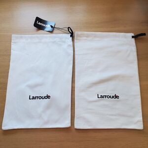 NEW Larroude Shoe Dust Bag Set